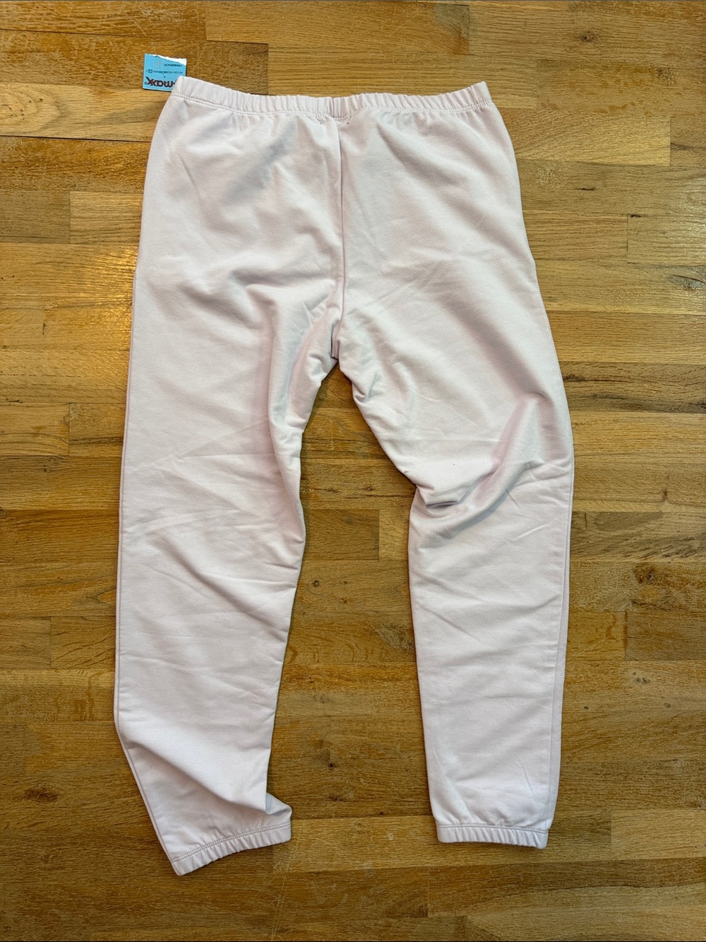 Wildfox Light Pink Joggers with Black Floral Accent - Picture 3 of 3
